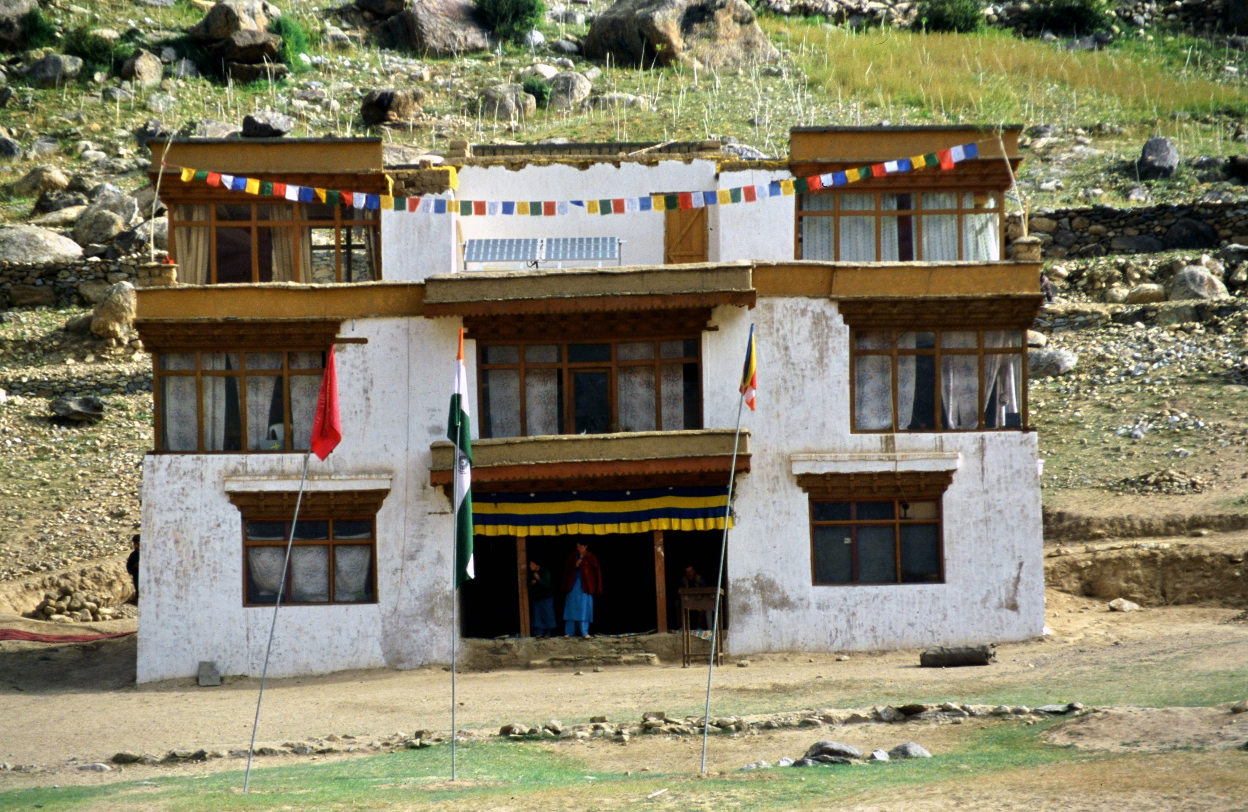 The 1st building with solar