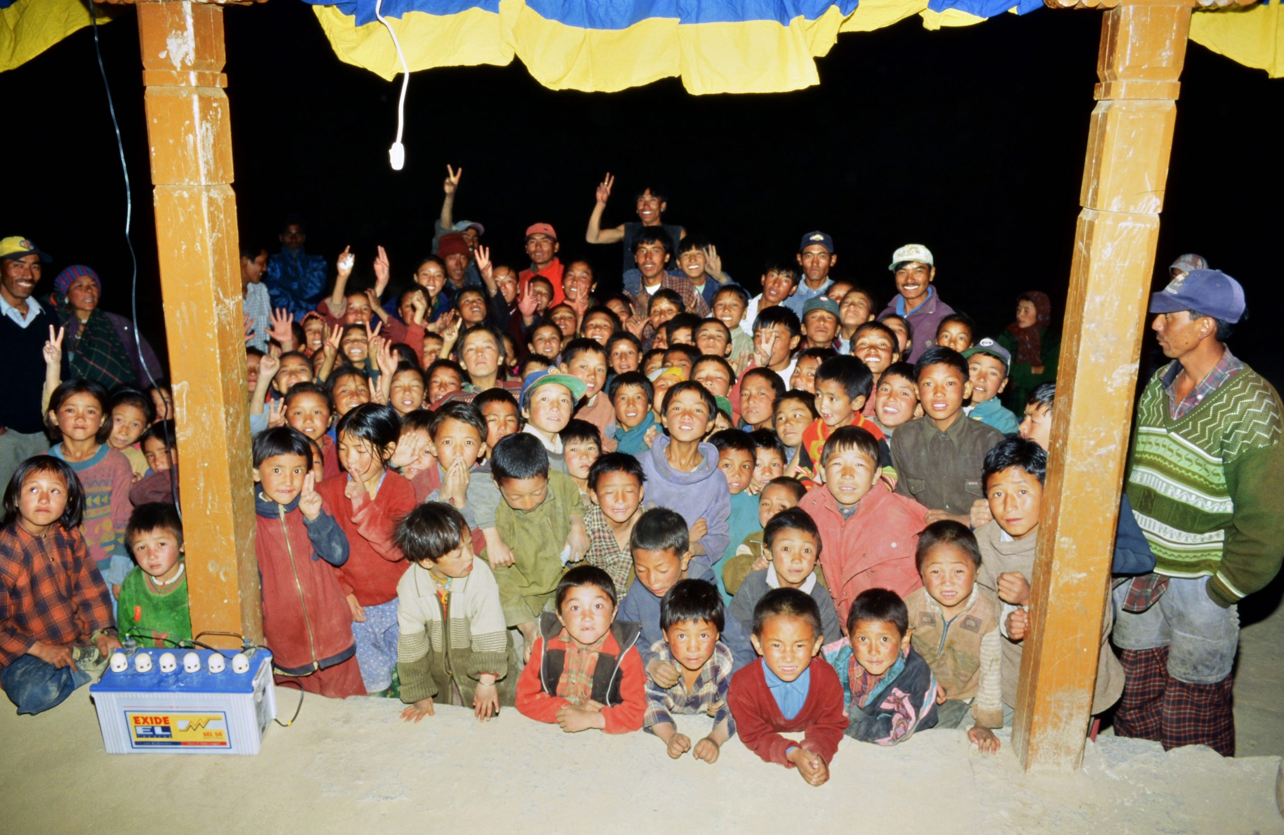 Pupils in the evening after party